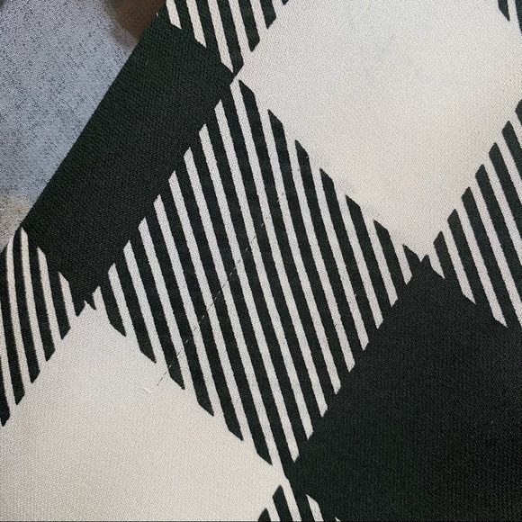 Rag & bone green white checker plaid print silk wrap sheer open back tank top - Picture 7 of 12